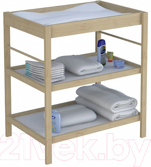 Изображение товара Столик пеленальный Polini Kids Simple 1080 (натуральный)