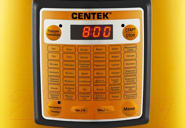 Изображение товара Мультиварка Centek CT-1495 (черный/золото)