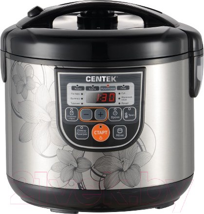 Изображение товара Мультиварка Centek CT-1498 Ceramic (черный/сталь)