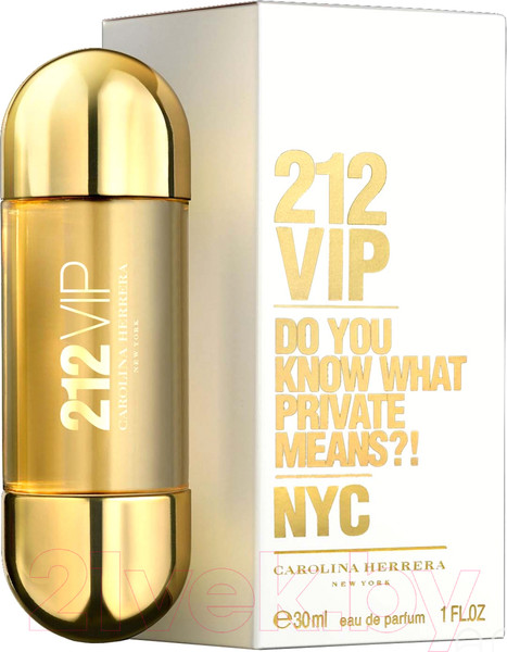 Изображение товара Парфюмерная вода Carolina Herrera 212 VIP (30мл)