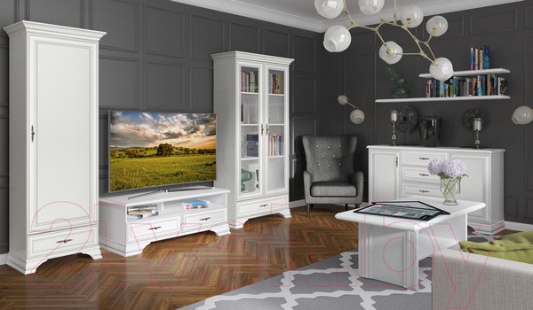 Изображение товара Шкаф Black Red White Kentaki S320-SZF5D2S (белый)