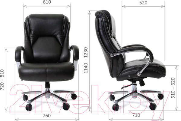 Изображение товара Кресло офисное Chairman 402 (черный)