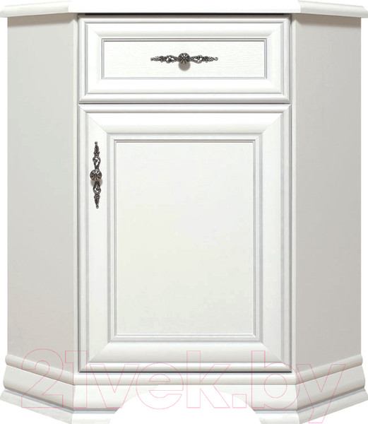 Изображение товара Тумба Black Red White Kentaki S320-KOMN1D1S/P (белый/белый)
