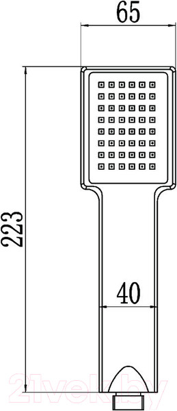 Изображение товара Лейка ручного душа Ledeme M98