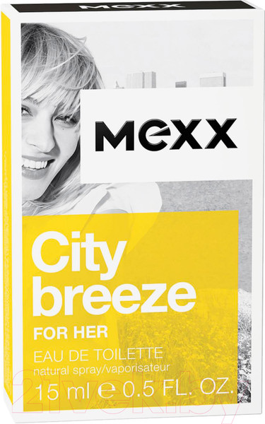 Изображение товара Туалетная вода Mexx City Breeze For Her (15мл)
