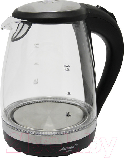 Изображение товара Электрочайник Atlanta ATH-2463 (черный)