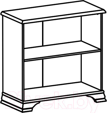 Изображение товара Тумба Black Red White Kentaki S320-KOM2D (белый/белый)