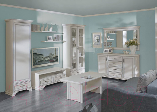 Изображение товара Туалетный столик Black Red White Kentaki S320-TOL (белый/белый)