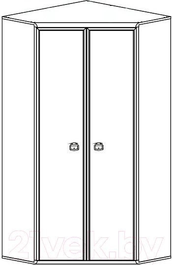 Изображение товара Шкаф Black Red White Индиана JSZFN 2d