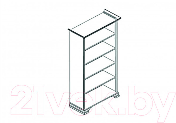 Изображение товара Стеллаж Black Red White Kentaki S320-REG/90 (белый)