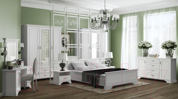 Изображение товара Шкаф Black Red White Kentaki S320-SZF2D1S (белый/белый)