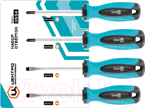 Изображение товара Набор отверток Центроинструмент 0554