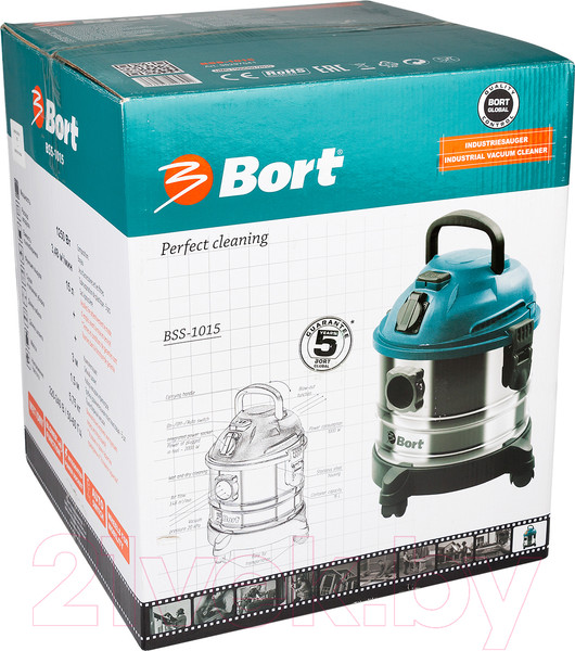 Изображение товара Профессиональный пылесос Bort BSS-1015 (98297041)