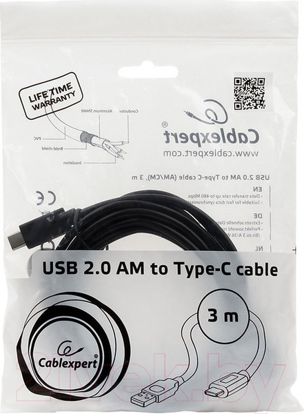 Изображение товара Кабель Cablexpert CCP-USB2-AMCM-10