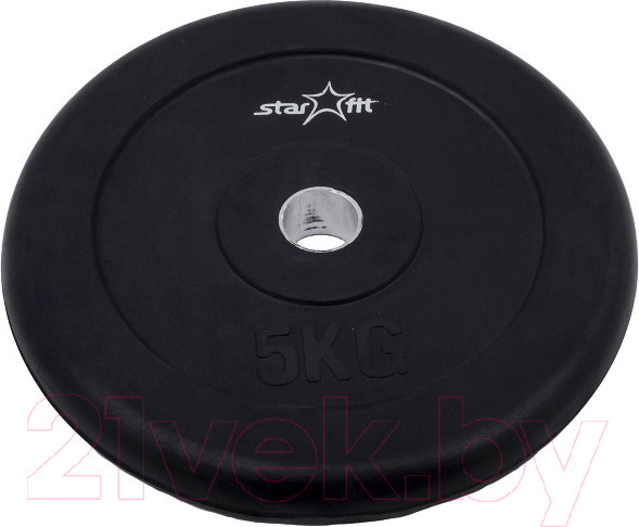 Изображение товара Диск для штанги Starfit BB-202 (5кг, черный)