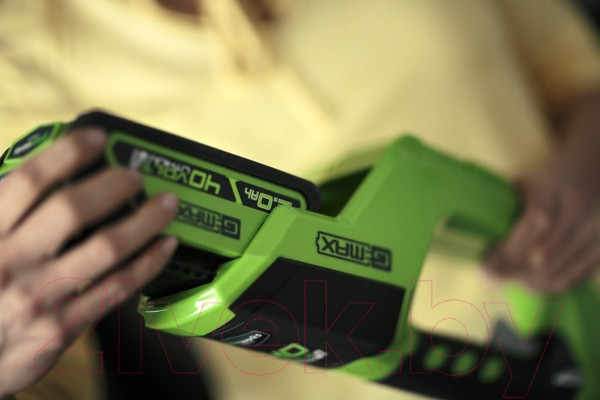 Изображение товара Триммер аккумуляторный Greenworks G40LTK2 (2101507UA)