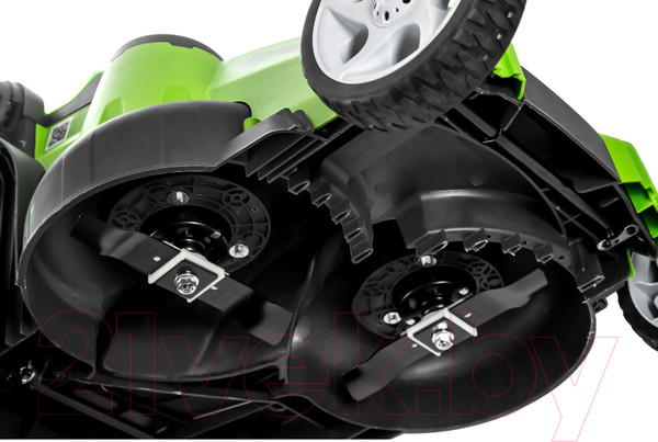 Изображение товара Газонокосилка аккумуляторная Greenworks G40LM49DB TwinForce 40V 49см / 2500207VB (c АКБ 4Ач и ЗУ)