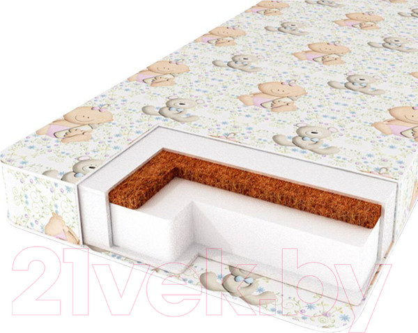 Изображение товара Матрас в кроватку Сонная сказка Садко (трикотаж)