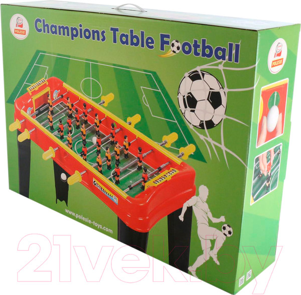 Изображение товара Настольный футбол Полесье Champions №1 / 67562 (красный)