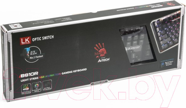 Изображение товара Клавиатура Bloody B810R (черный)