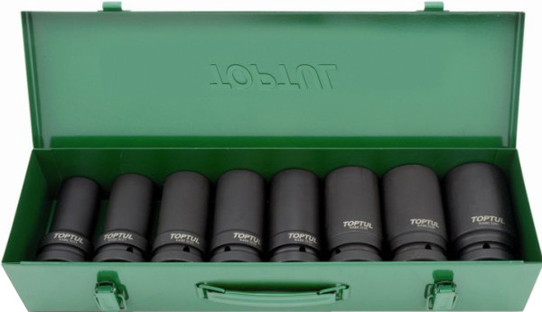 Изображение товара Набор головок слесарных Toptul GDAD0804 (8 предметов)