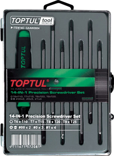 Изображение товара Отвертка Toptul GAAW0804 (8 предметов)