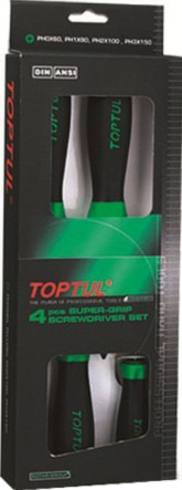 Изображение товара Набор отверток Toptul GAAE0401 (4 предмета)