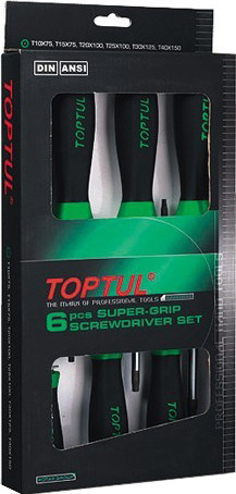 Изображение товара Набор отверток Toptul GAAE0610 (6 предметов)