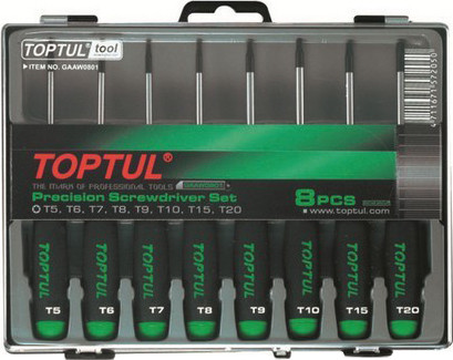 Изображение товара Набор отверток Toptul GAAW0801 (8 предметов)