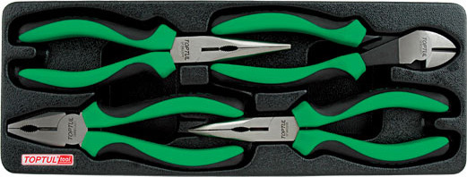 Изображение товара Набор губцевого инструмента Toptul GBAT0402 (4 предмета)