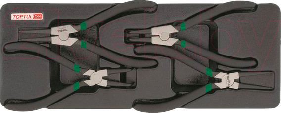 Изображение товара Набор съемников Toptul GBAT0401 (4 предмета)