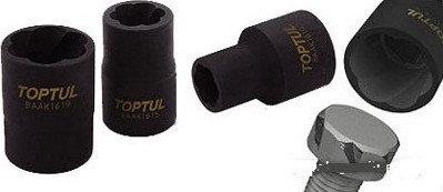 Изображение товара Набор головок слесарных Toptul GAAG0903 (9 предметов)