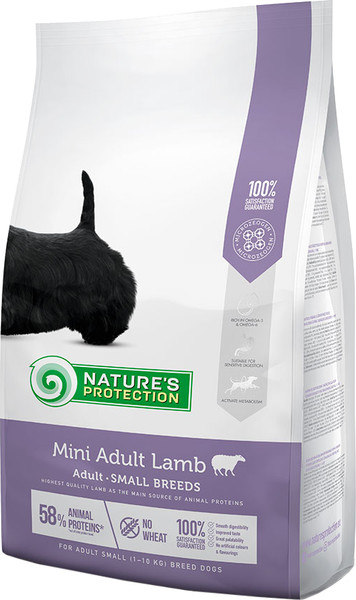 Изображение товара Сухой корм для собак Nature's Protection Adult Mini Lamb / NPS24424 (7.5кг)