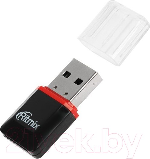 Изображение товара Картридер Ritmix CR-2010 (черный)