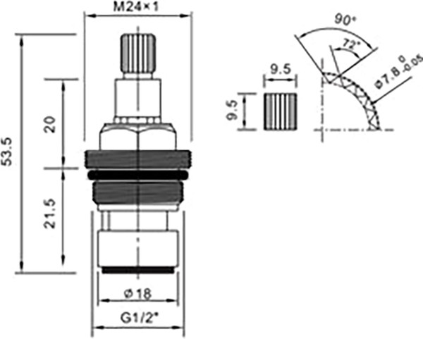 Изображение товара Кран-букса Gerhans K40404