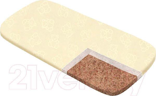 Изображение товара Матрас в кроватку Alis В коляску. Кокосик 35x78 (микрофибра)