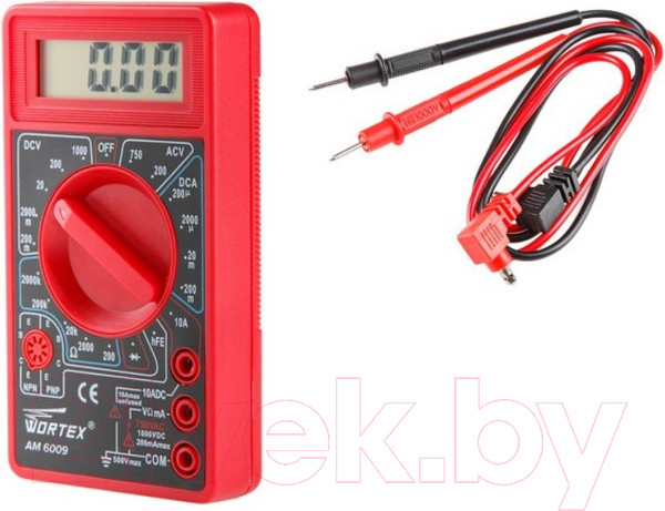 Изображение товара Мультиметр цифровой Wortex AM 6009 (AM6009000014)