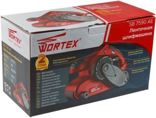 Изображение товара Ленточная шлифовальная машина Wortex SB 7590 AE (SB7590AE01321)