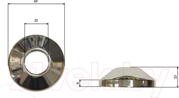Изображение товара Отражатель для смесителя Ledeme L70-2 (2шт)