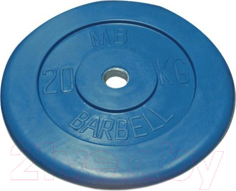 Изображение товара Диск для штанги MB Barbell d26мм 20кг (синий)