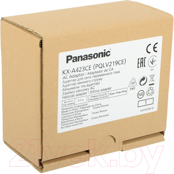 Изображение товара Блок питания Panasonic KX-A423CE