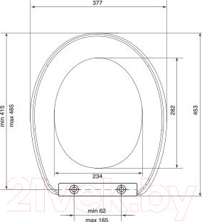 Изображение товара Сиденье для унитаза Bisk Smart 03924 (белый)