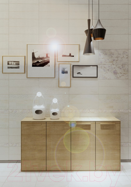 Изображение товара Плитка Beryoza Ceramica Сан-Ремо белый (250x500)