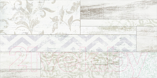 Изображение товара Декоративная плитка Beryoza Ceramica Сан-Ремо Геометрия Микс белый (250x500)