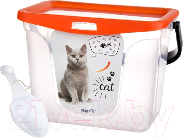 Изображение товара Емкость для хранения корма Berossi АС 37540000 (оранжевый)