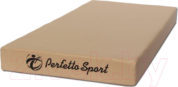 Изображение товара Гимнастический мат Perfetto Sport №1 1x0.5x0.1м (бежевый)