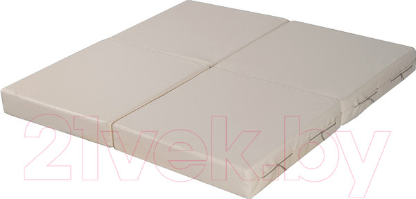 Изображение товара Гимнастический мат KMS sport Складной №11 1x1x0.1м (бежевый)