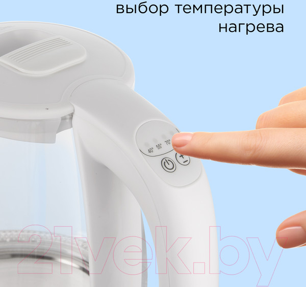 Изображение товара Электрочайник Redmond SkyKettle RK-G211S (белый)