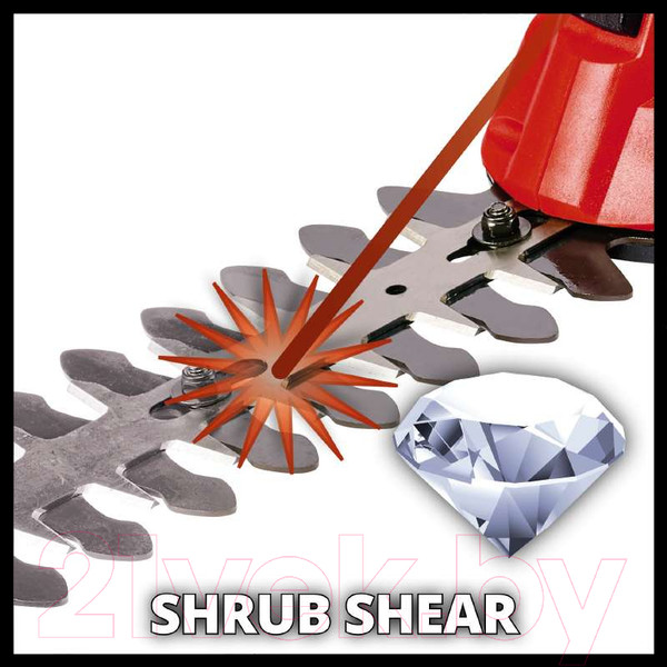 Изображение товара Кусторез аккумуляторный Einhell GE-CG 18 Li (3410370)