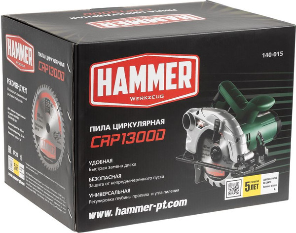 Изображение товара Дисковая пила Hammer Flex CRP1300D